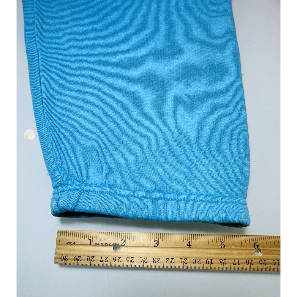 VTG Victoria's Secret PINK "Rock Royalty" Blue Cotton Sweat Pants Sz M - Picture 13 of 14